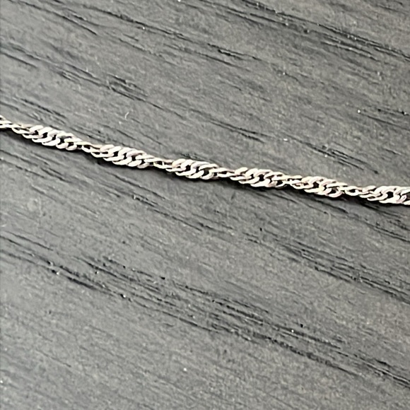 Real silver chain and bracelet set - Picture 2 of 3